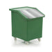 Large food ingredients trolley in green