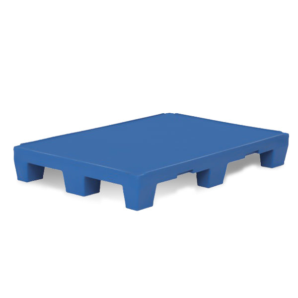 Lipped deck, all round smooth surface blue