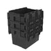 Euro size black nesting box with lid