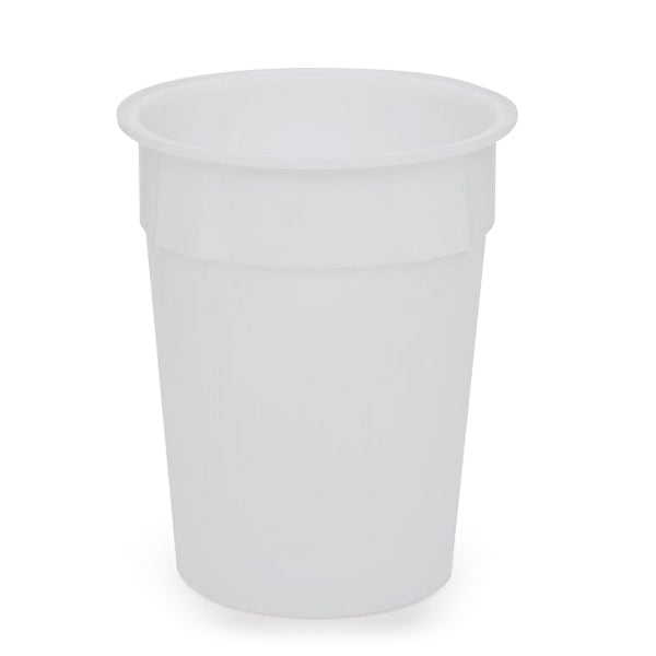 90 litre food bin in white